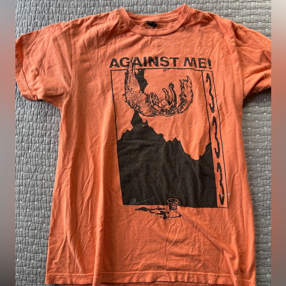 Against Me! Laura Jane Grace band concert graphic T, unisex M. Vintage! Rare!